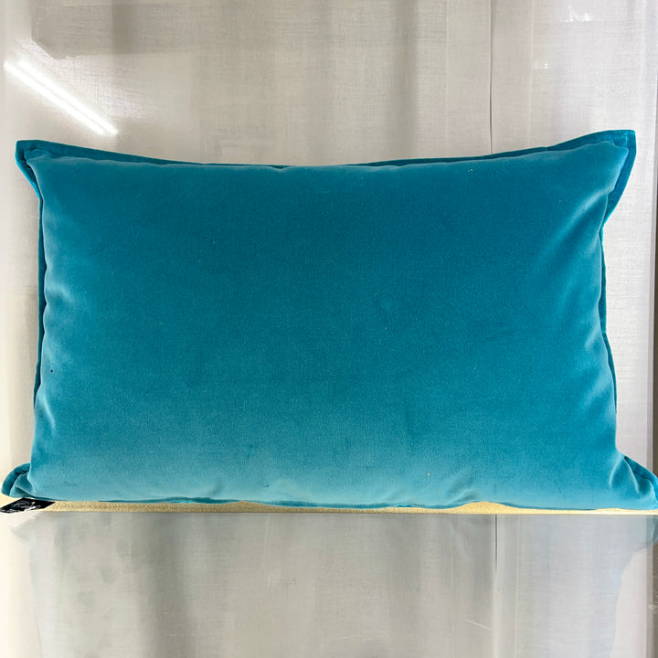 Velvet cushion 62×42 – Blue