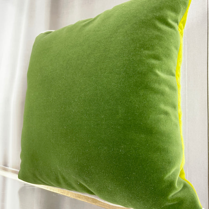 Dekokissen Designers Guild aus Samt 55×35 – Grün
