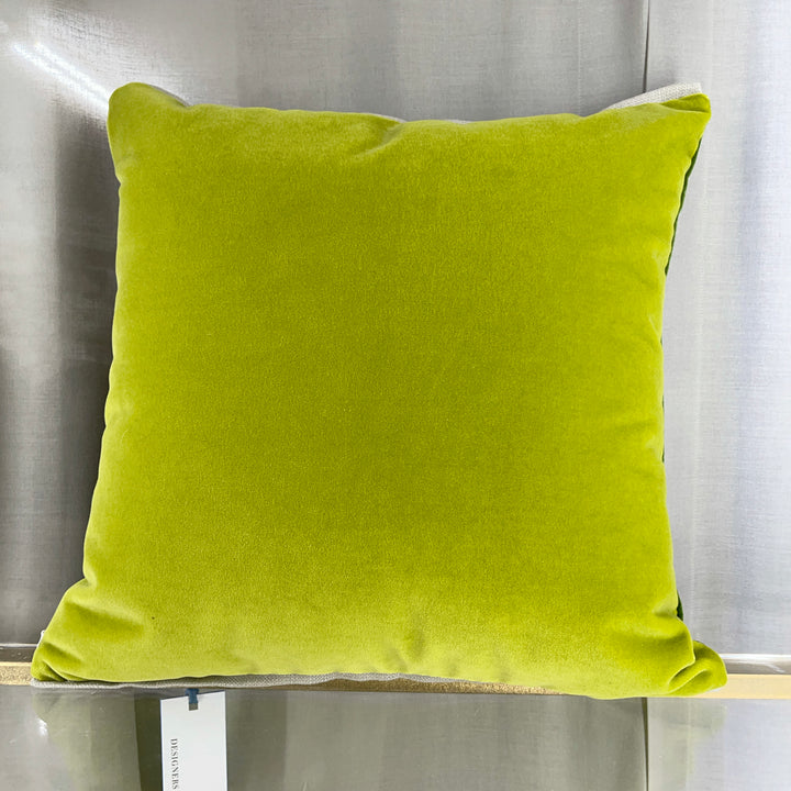 Dekokissen Designers Guild aus Samt 55×35 – Grün