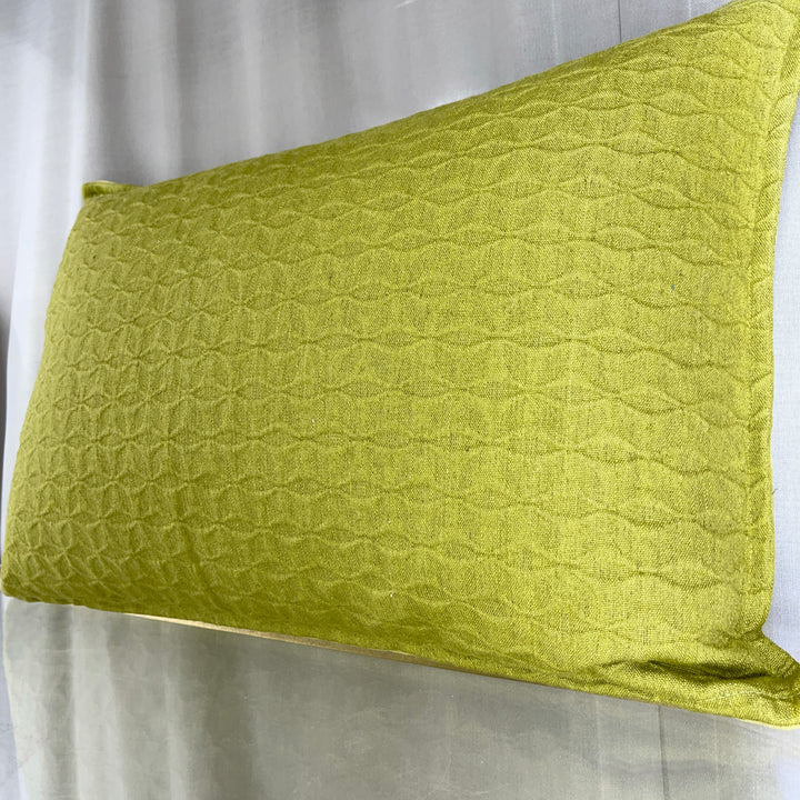 Textured cushion – Green