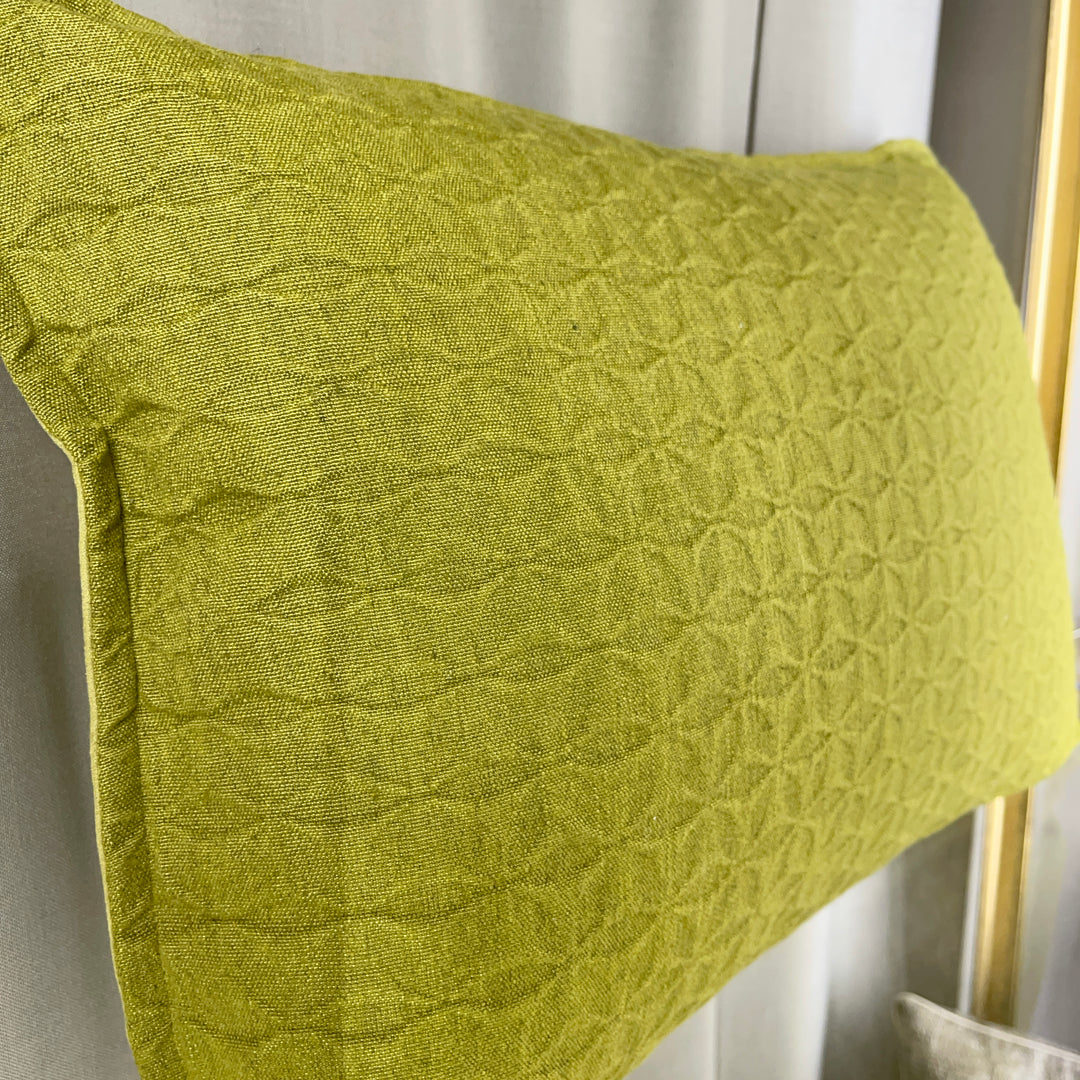 Textured cushion – Green