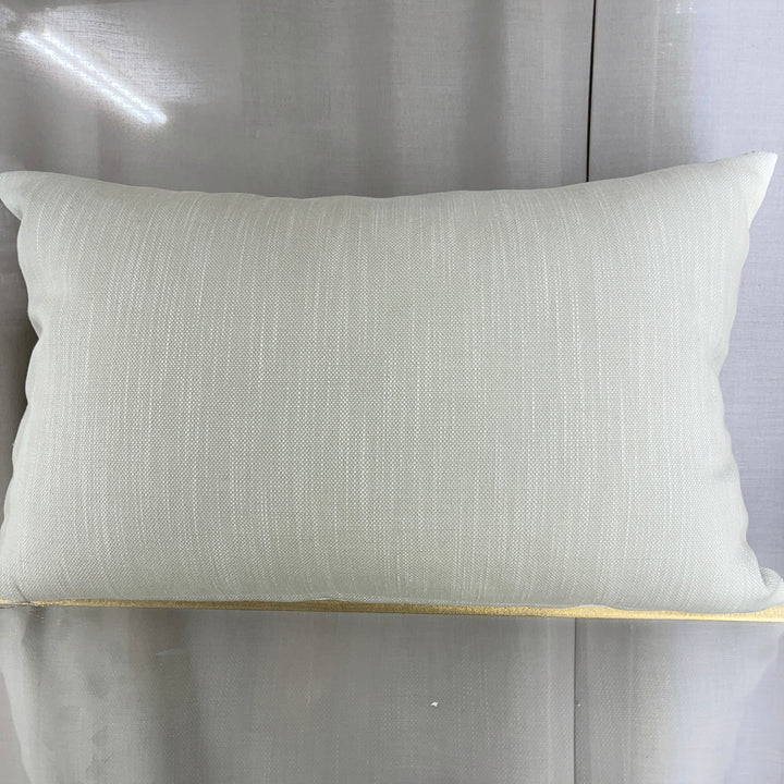 Meliertes Dekokissen 40×60 – Grau