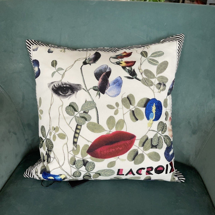 Dekokissen Christian Lacroix mit Gesichtsmotiv 40×40