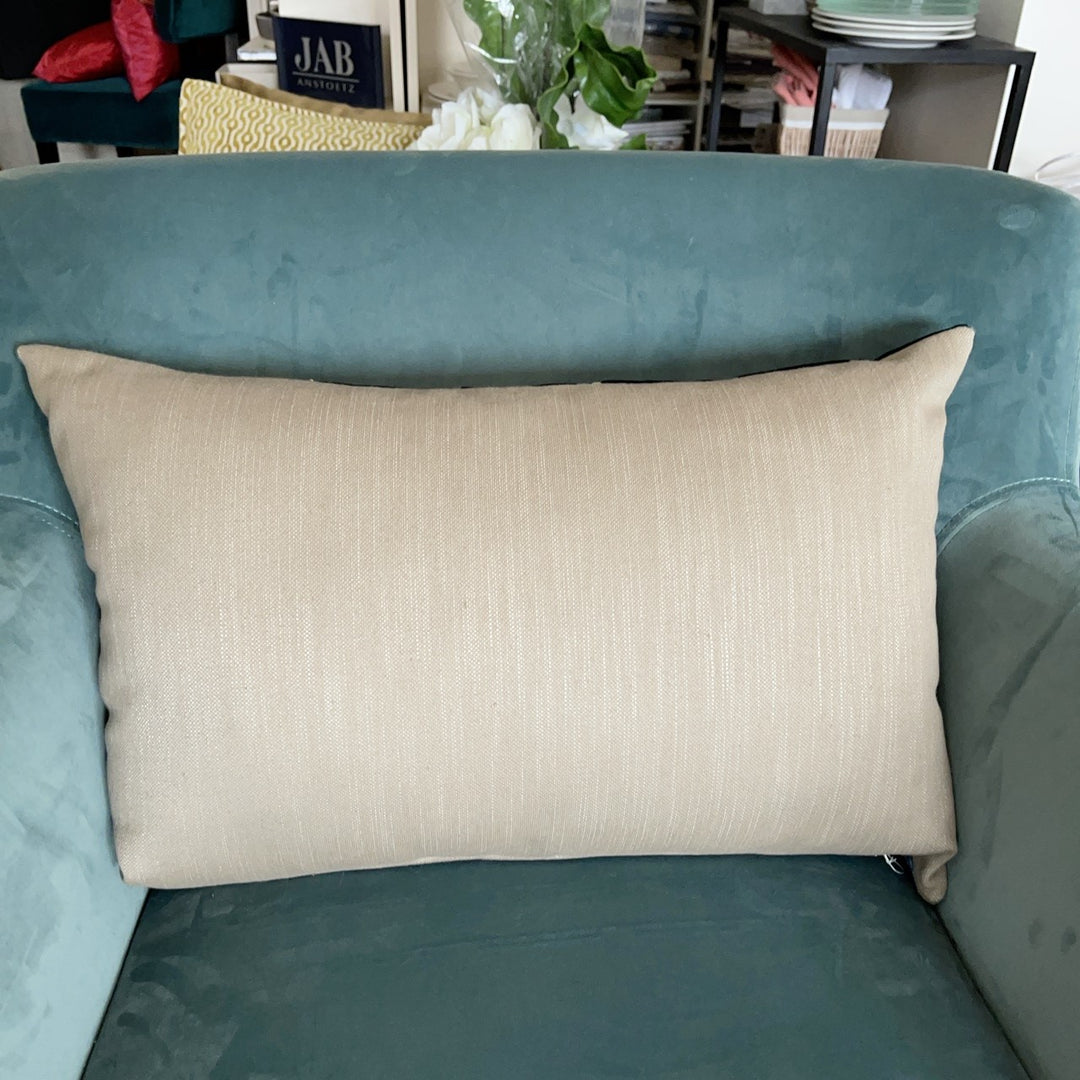 Dekokissen mit Rautenmuster 55×35