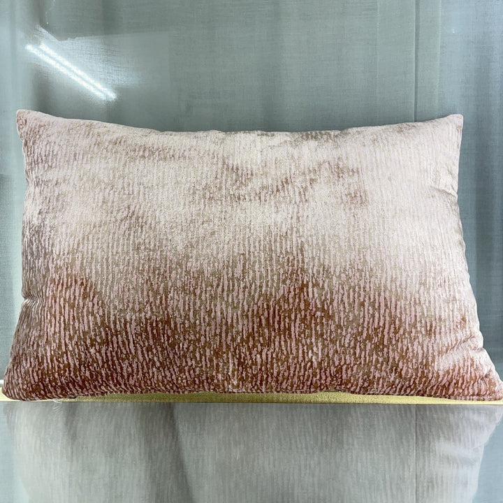 Meliertes Dekokissen 40×40 – Rosa