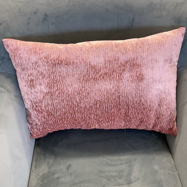 Meliertes Dekokissen 40×40 – Rosa