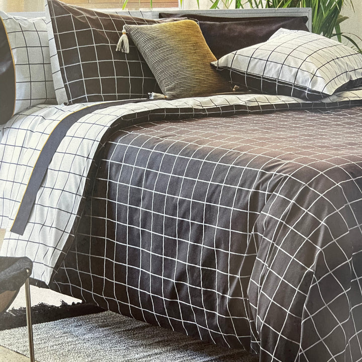Parure de lit Fazzini Chequered, 1 place et demie
