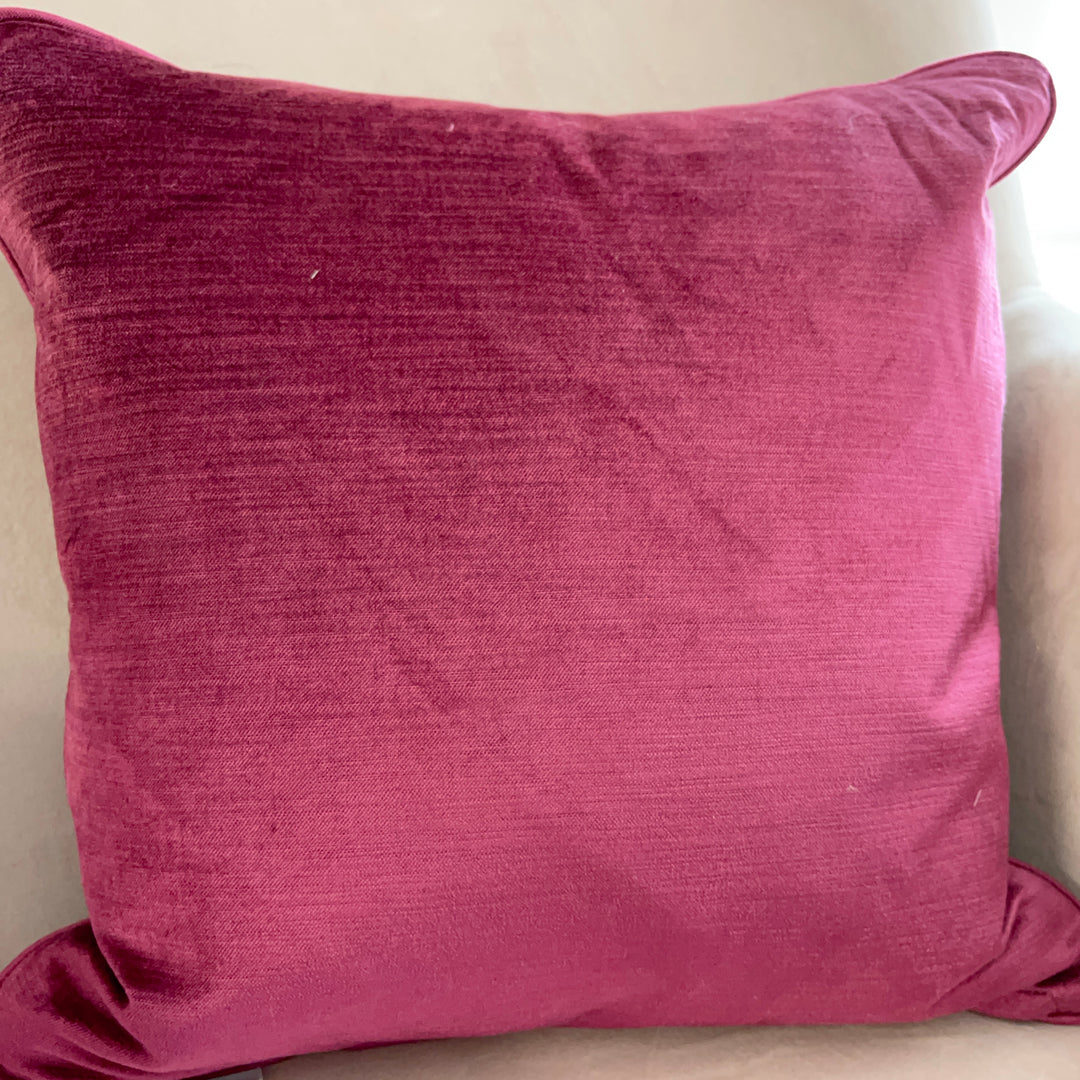Dekokissen 43×43 – Malvenrosa